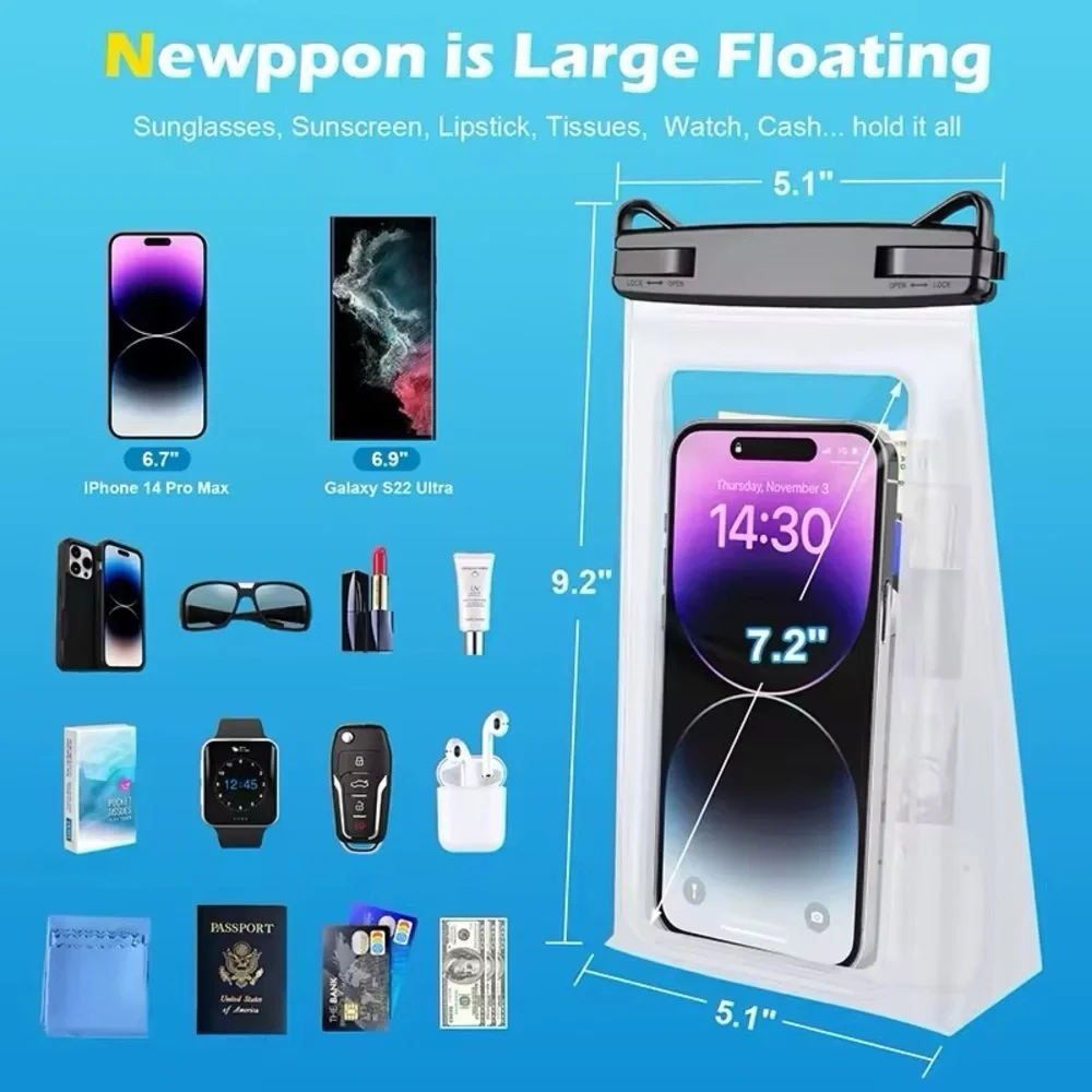 Cell Phone Travel Accessories/ charger, Airplane phone holder, waterproo…